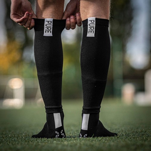 Pair black soccer - soccer, shin