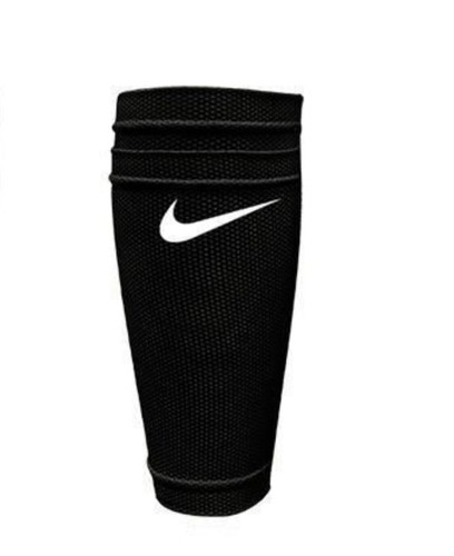 Black soccer leg shin guard - shin,
